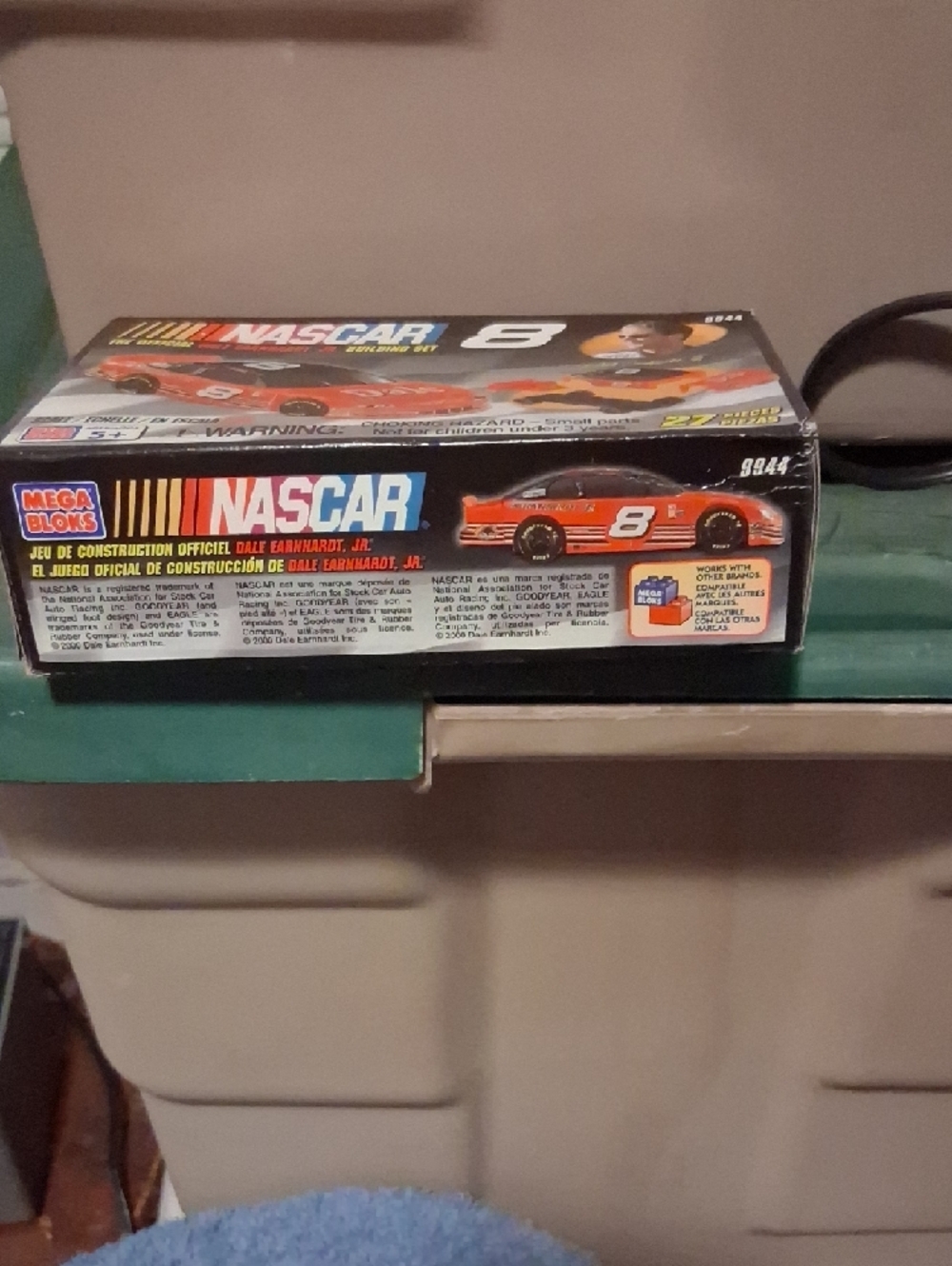 Nascar Dale Jr. #8 Red and Black Kids Building Car Set - Picture 4 of 4